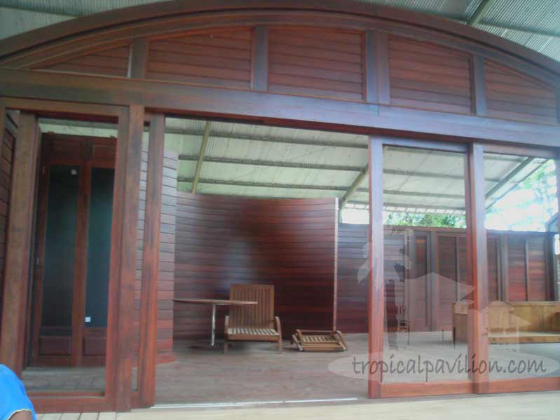 Bali wood wooden prefab house