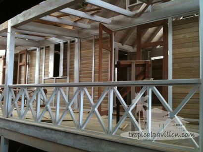 Prefab house balcony carribean