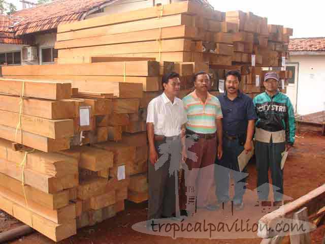  bengkirai wood for prefabricated Bali wood house